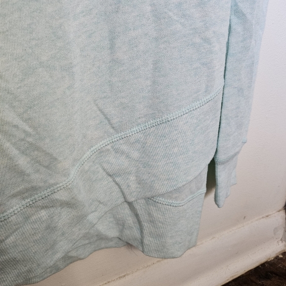 NWT Talbots Terrycloth Pullover Tunic Aqua Blue Small - Picture 3 of 10